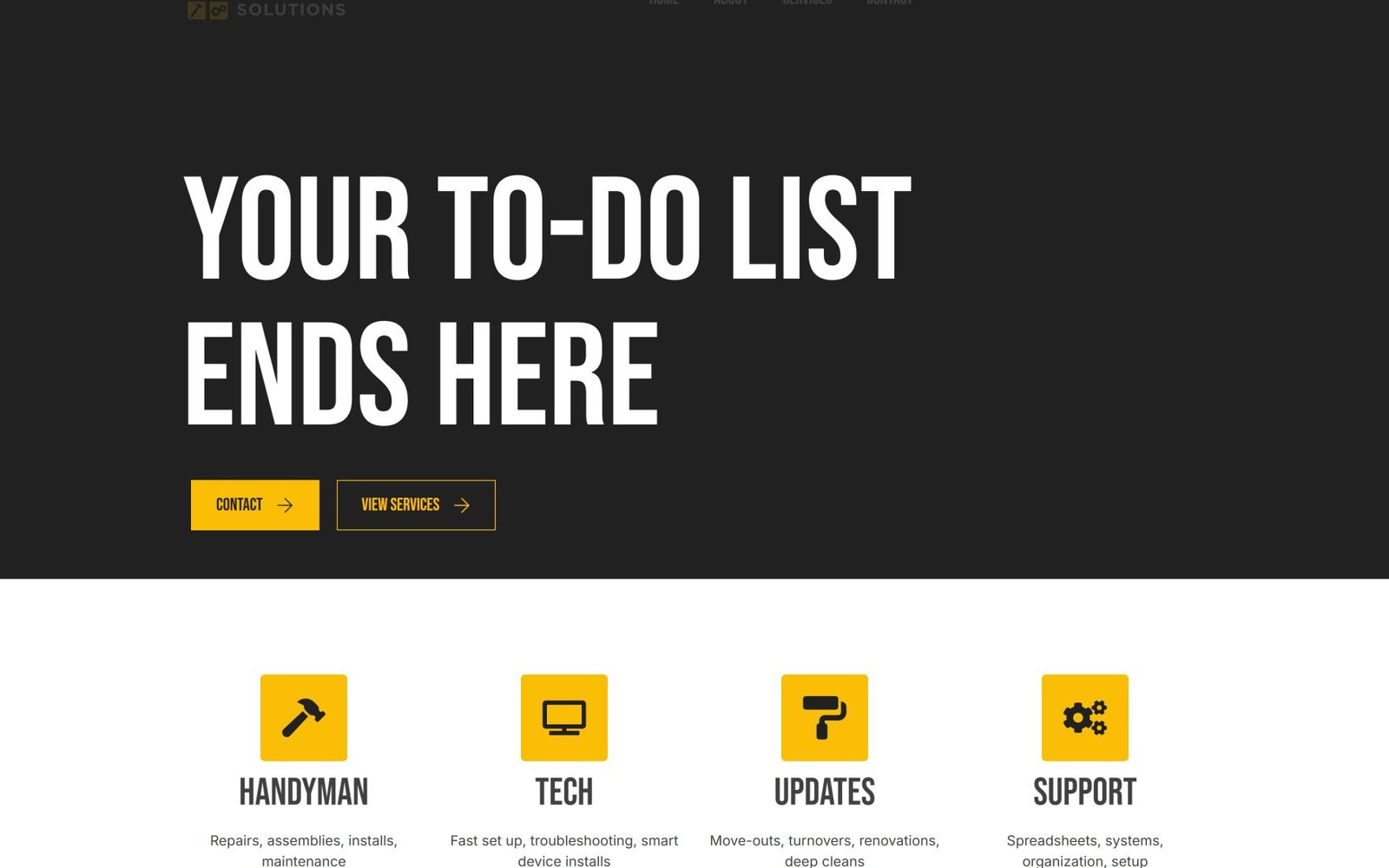Tan's Total Solutions website built by Dotance